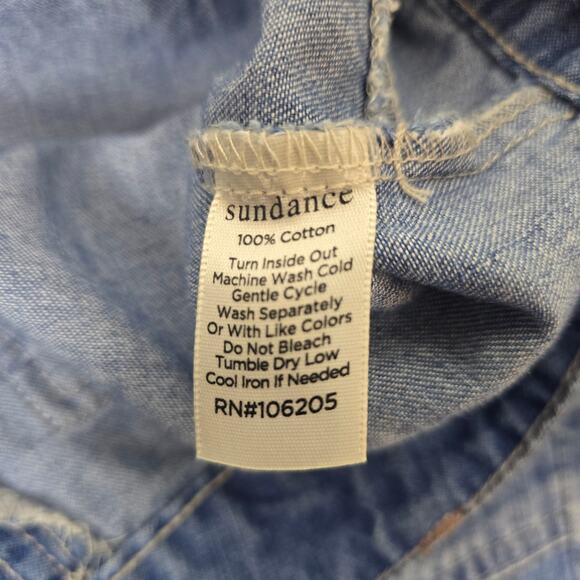 Sundance Jolienne Lightweight Denim Jogger Cargo Pants Button Fly Size 2 - Picture 10 of 10